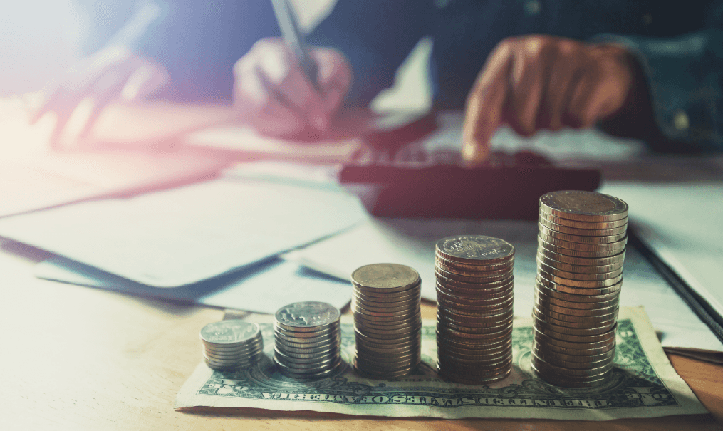 Abstract representation of diverse financial assets and growth charts